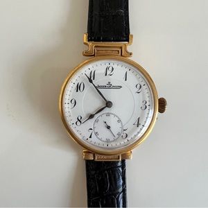 Vintage Jaeger Lecolture Gold Watch